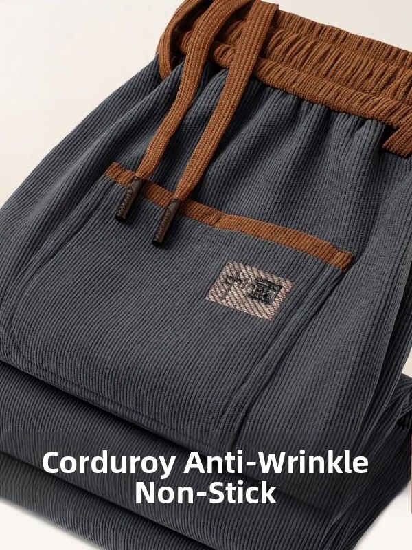 Corduroy Pant Warm - Men's Casual Corduroy Pants Autumn Winter