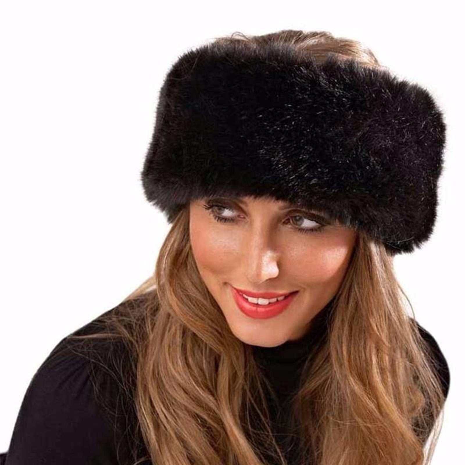Faux Fur Ear Warmer Headband f - Fleece Ear Warmer Band 评论和价格