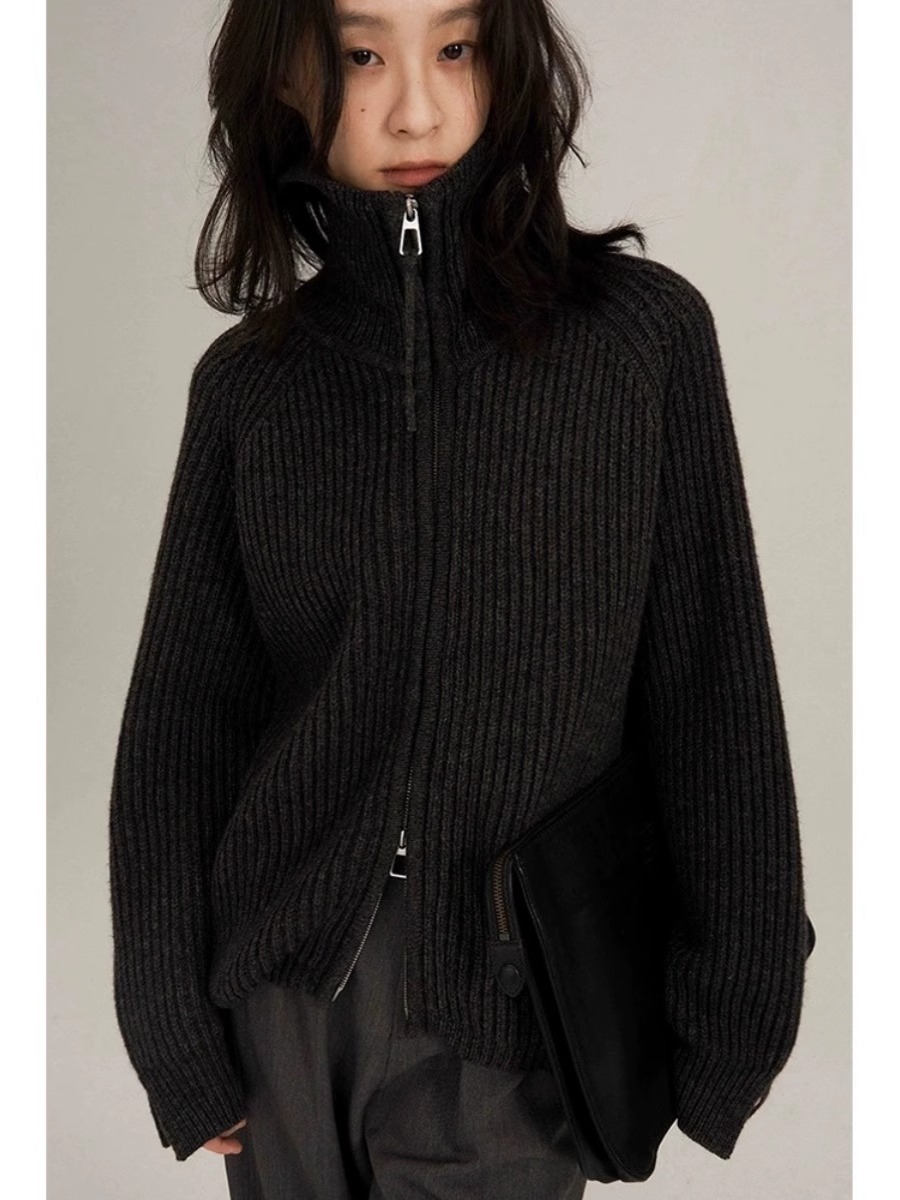Heavy design Autumn/Winter bla - Wool Coat Peacoat 评论和价格