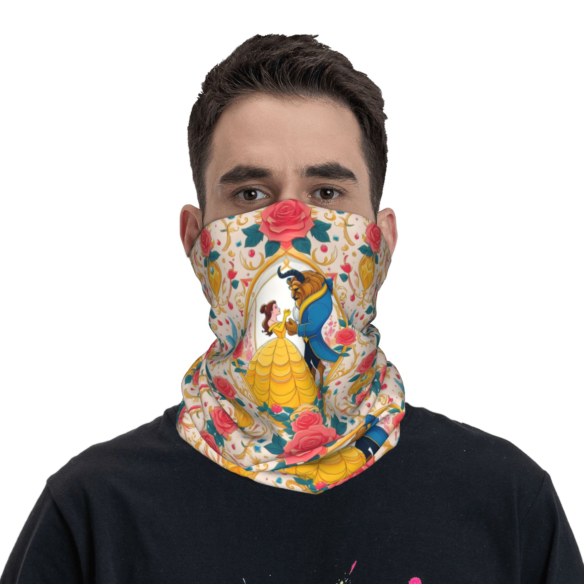 Custom B-Beauty and the B-Beas - Neck Gaiter Fleece 评论和价格