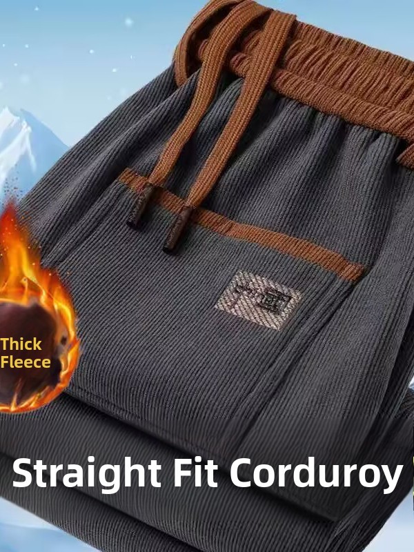 Men's Casual Corduroy Pants Au - Corduroy Pant Warm 评论和价格