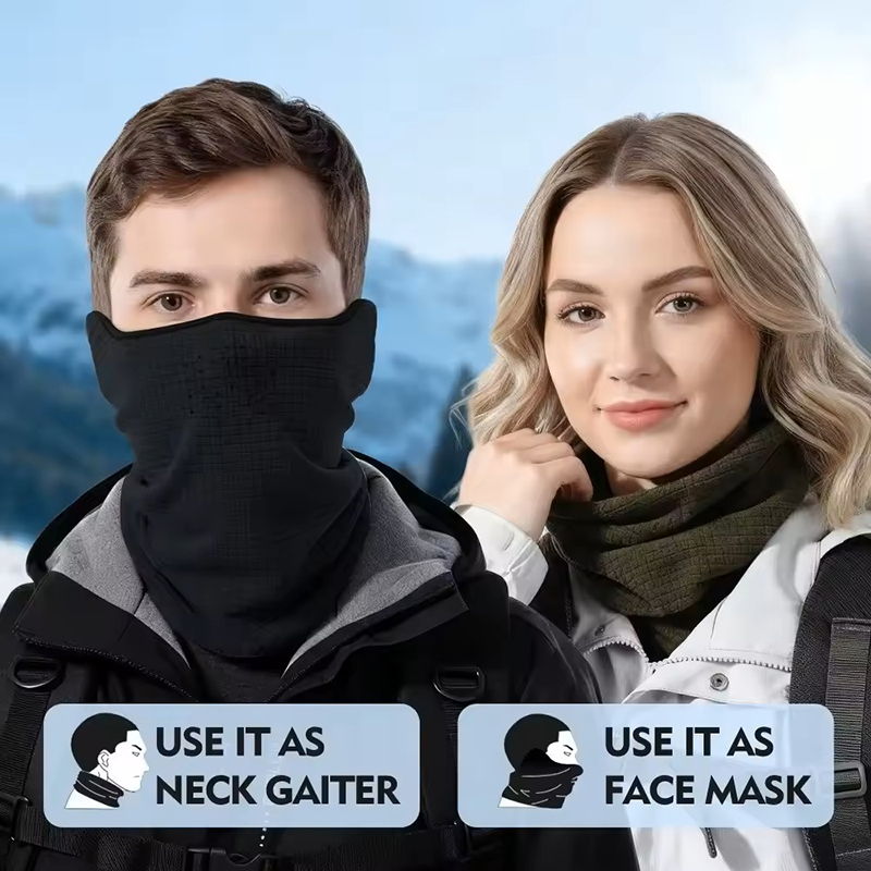 Winter Neck Warmer Gaiter Scar - Neck Gaiter Fleece 评论和价格