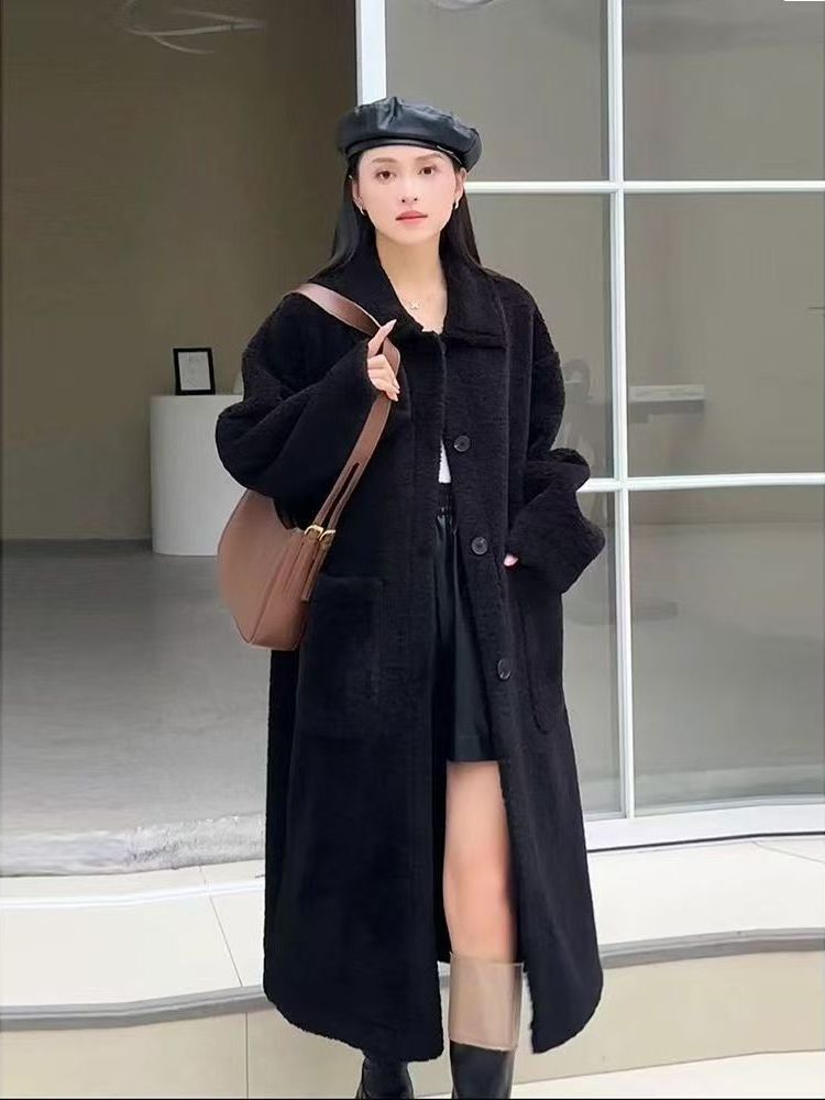 Japanese Style plus Size Women - Wool Coat Peacoat 评论和价格